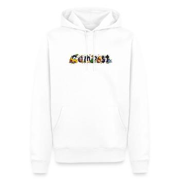 Permakultur Lebensmittel Compost - Männer Premium Bio Hoodie - Weiß - Vorne - Nico (187cm)
