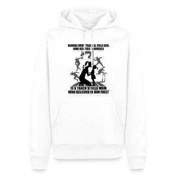 Leichtathletik Leichtathletikspiele - Männer Premium Bio Hoodie - Weiß - Vorne - Nico (187cm)