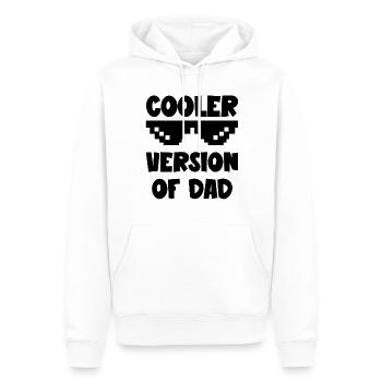 Cooler Version of Dad funny Daddy and Kids Quotes - Männer Premium Bio Hoodie - Weiß - Vorne - Nico (187cm)