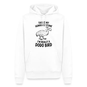Dodo Dire Dodo Oiseau Drôle Dodo Cadeau - Sweat à capuche Premium bio Homme - blanc - Devant - Nico (187cm)