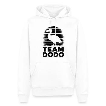 Dodo Dire Dodo Oiseau Drôle Dodo Cadeau - Sweat à capuche Premium bio Homme - blanc - Devant - Nico (187cm)