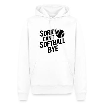 Softball Softballspieler Lustige Softball Geschenk - Männer Premium Bio Hoodie - Weiß - Vorne - Nico (187cm)