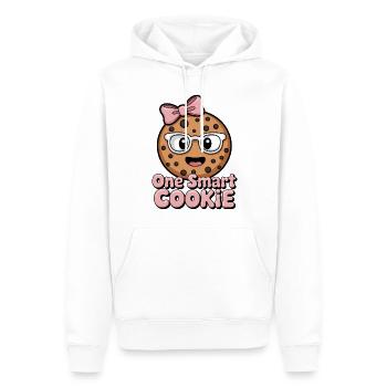 Cookies Disant Biscuits au Chocolat Cadeau de Cookie Drôle - Sweat à capuche Premium bio Homme - blanc - Devant - Nico (187cm)