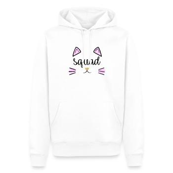 Squad Cat Bachelorette Team Braut Brautparty - Männer Premium Bio Hoodie - Weiß - Vorne - Nico (187cm)