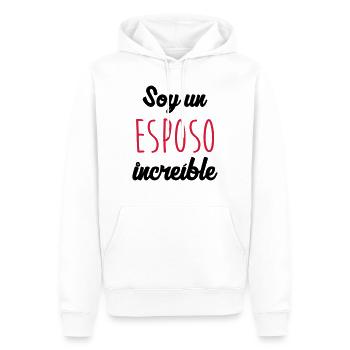 Marido Esposo Esposa Matrimonio Boba Mujer Amor - Männer Premium Bio Hoodie - Weiß - Vorne - Nico (187cm)