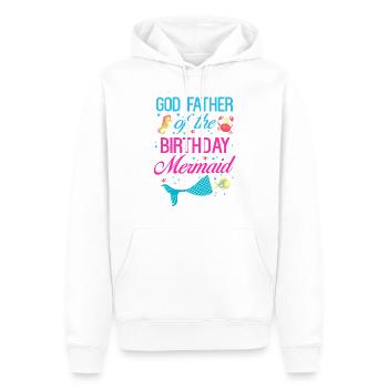 Humorous Godchild Water Nymph Oceanid Merman Sea - Men’s Premium Organic Hoodie - white - Front - Nico (187cm)