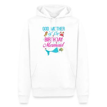 Urkomische Patin Patentochter Oceanid Sea-maid - Männer Premium Bio Hoodie - Weiß - Vorne - Nico (187cm)