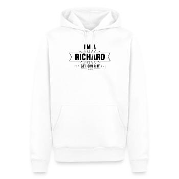 Humorvoller Sarkasmus Lachen Humor Sarkastisch - Männer Premium Bio Hoodie - Weiß - Vorne - Nico (187cm)