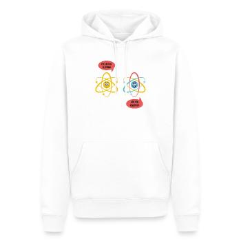 Professeur de chimie humoristique Enseignants Éducateurs - Sweat à capuche Premium bio Homme - blanc - Devant - Nico (187cm)