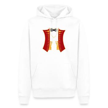 Carnavals humoristiques Spectacles d’amusement Spectacle - Sweat à capuche Premium bio Homme - blanc - Devant - Nico (187cm)