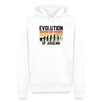 Neuheit Bamboozling betörender Bluffing-Experte - Männer Premium Bio Hoodie - Weiß - Vorne - Nico (187cm)
