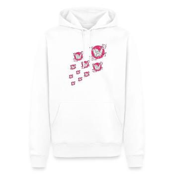 Urkomisches Handwerk Japan Kulturen Künstlerisch - Männer Premium Bio Hoodie - Weiß - Vorne - Nico (187cm)