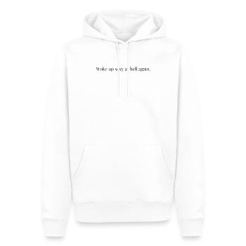 Nouveauté Sexy As Hell Again Comique Sarcastique - Sweat à capuche Premium bio Homme - blanc - Devant - Nico (187cm)