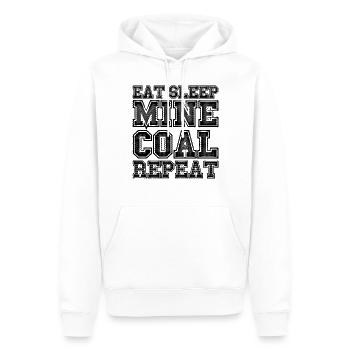 Urkomische Minenausgrabungen Minenarbeiterbohrungen - Männer Premium Bio Hoodie - Weiß - Vorne - Nico (187cm)