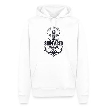 Nouveauté pour obtenir le navire face à la navigation de croisière marine - Sweat à capuche Premium bio Homme - blanc - Devant - Nico (187cm)