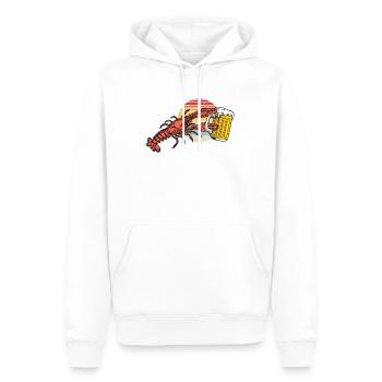 Lustige Hummer eröffnen Getränke Urlaub - Männer Premium Bio Hoodie - Weiß - Vorne - Nico (187cm)