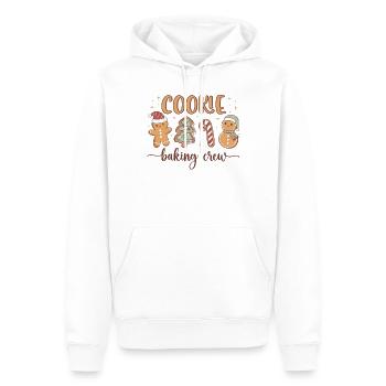 Weihnachtsplätzchen Backen Crew Lustige Lebkuchen - Männer Premium Bio Hoodie - Weiß - Vorne - Nico (187cm)