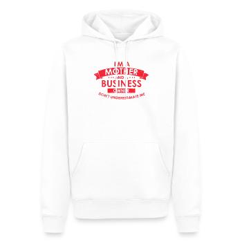 Inspirational Hardworking Mothers Uplifting - Men’s Premium Organic Hoodie - white - Front - Nico (187cm)