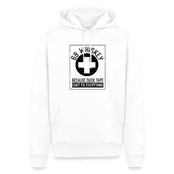 Vintage Paramedics Veterans Distressed - Men’s Premium Organic Hoodie - white - Front - Nico (187cm)
