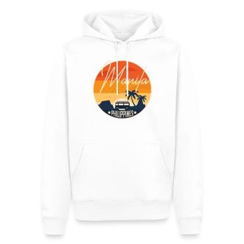 Humorvolle Philippinen Touristen Sarkastisch Manila - Männer Premium Bio Hoodie - Weiß - Vorne - Nico (187cm)