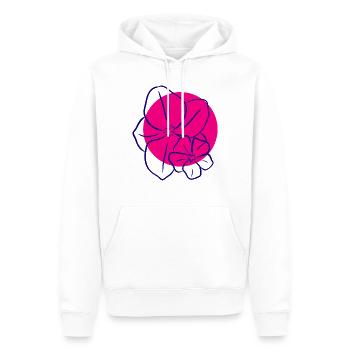 Flower Blume Pflanze - Männer Premium Bio Hoodie - Weiß - Vorne - Nico (187cm)