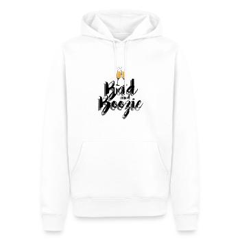 Humorvolle saufende sarkastische Illustration - Männer Premium Bio Hoodie - Weiß - Vorne - Nico (187cm)