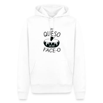 Humorvolles mexikanisches Queso-Enthusiasten-Essen - Männer Premium Bio Hoodie - Weiß - Vorne - Nico (187cm)
