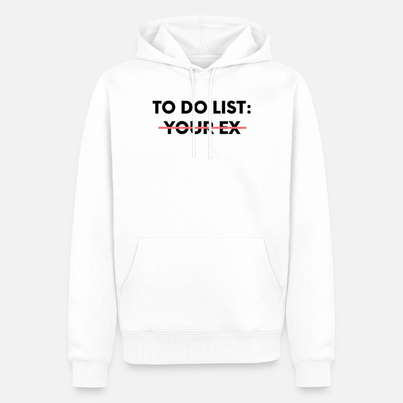 Drôle de faire énumérer votre ex sarcasme sarcastique dicton sarcastique - Sweat à capuche Premium bio Homme - blanc