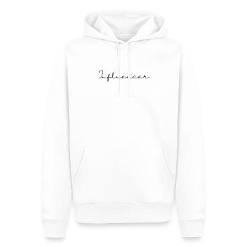 Influenceur Femmes Hommes Internet Médias sociaux - Sweat à capuche Premium bio Homme - blanc - Devant - Nico (187cm)