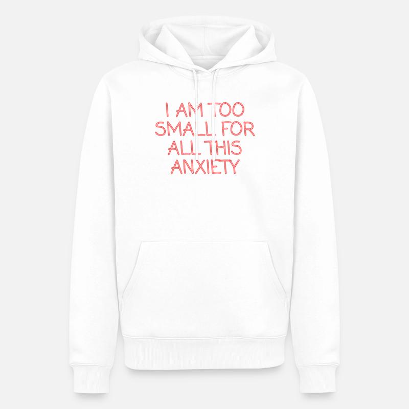Hilarant Impassible Introverti Sarcastique - Sweat à capuche Premium bio Homme - blanc