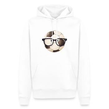 Joueur de football Drôle d’athlète Sport Amoureux du football - Sweat à capuche Premium bio Homme - blanc - Devant - Nico (187cm)