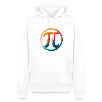 Pi Day Nerd Geek Love Math Pi Symbole Enfants Hommes - Sweat à capuche Premium bio Homme - blanc - Devant - Nico (187cm)