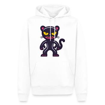 Panther Halloween Comic Lustig - Männer Premium Bio Hoodie - Weiß - Vorne - Nico (187cm)