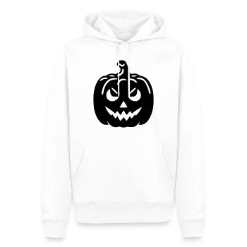 Citrouille - Sweat à capuche Premium bio Homme - blanc - Devant - Nico (187cm)