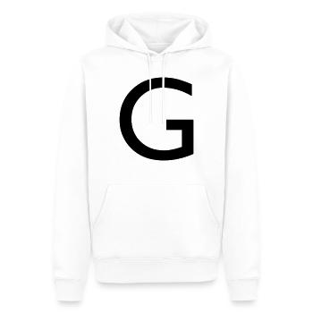 Capital G - Sweat à capuche Premium bio Homme - blanc - Devant - Nico (187cm)