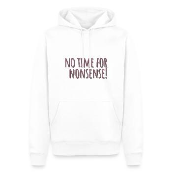 Keine Zeit - Männer Premium Bio Hoodie - Weiß - Vorne - Nico (187cm)