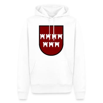 Belle Transylvanie - Sweat à capuche Premium bio Homme - blanc - Devant - Nico (187cm)