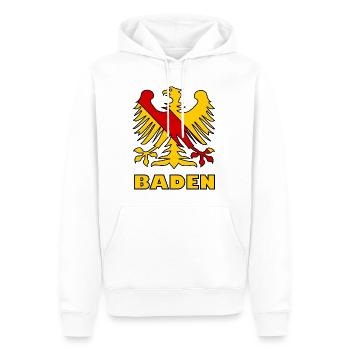 Das schöne Baden im Süden - Männer Premium Bio Hoodie - Weiß - Vorne - Nico (187cm)