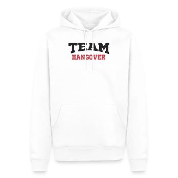 Team Hangover Shirt - Männer Premium Bio Hoodie - Weiß - Vorne - Nico (187cm)