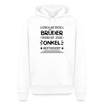Großartige Brüder Onkel - Männer Premium Bio Hoodie - Weiß - Vorne - Nico (187cm)