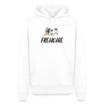 Cute Frenchie - Männer Premium Bio Hoodie - Weiß - Vorne - Nico (187cm)