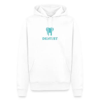 Zahnarzt - Männer Premium Bio Hoodie - Weiß - Vorne - Nico (187cm)
