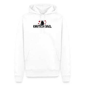 Knutschkugel dicke Perserkatze für Katzenfreunde - Männer Premium Bio Hoodie - Weiß - Vorne - Nico (187cm)