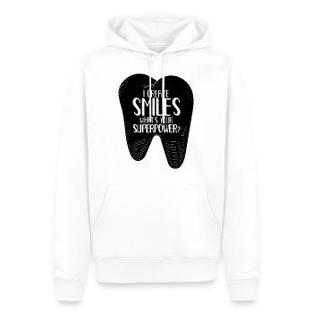 Ich Erstelle Ein Lächeln Zahnarzt Zahntechniker - Männer Premium Bio Hoodie - Weiß - Vorne - Nico (187cm)