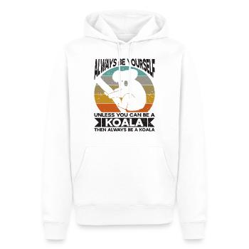 Koala Koalabär Koalas - Sweat à capuche Premium bio Homme - blanc - Devant - Nico (187cm)