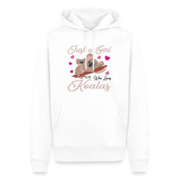 Koala Koalabär Koalas - Sweat à capuche Premium bio Homme - blanc - Devant - Nico (187cm)