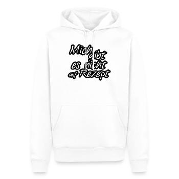 Nur auf Rezept Arzt, Arzthelferin, Fun, Geschenk - Männer Premium Bio Hoodie - Weiß - Vorne - Nico (187cm)