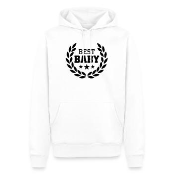 Best Baby - Männer Premium Bio Hoodie - Weiß - Vorne - Nico (187cm)
