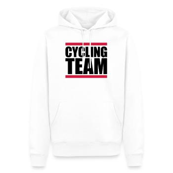 Sport Cycling Team - Men’s Premium Organic Hoodie - white - Front - Nico (187cm)