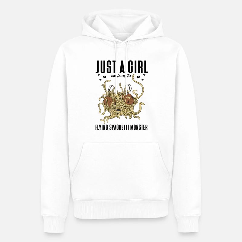 Pastafari - Sweat à capuche Premium bio Homme - blanc